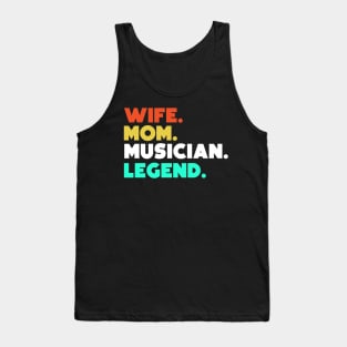 Wife.Mom.Graphic Designer.Legend. Tank Top